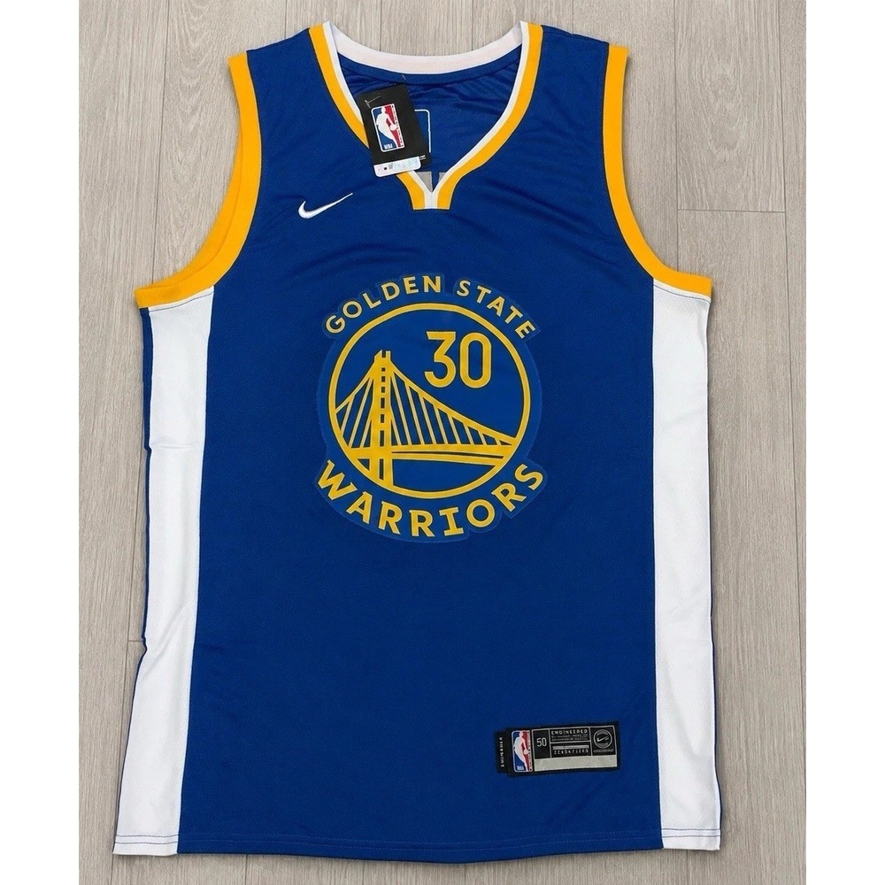 Steph Curry Golden State Warriors Swingman NBA Jersey Size 50 - Picture 2 of 11